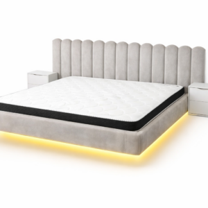 CAMA ROSA ALONGADA FLUTUANTE