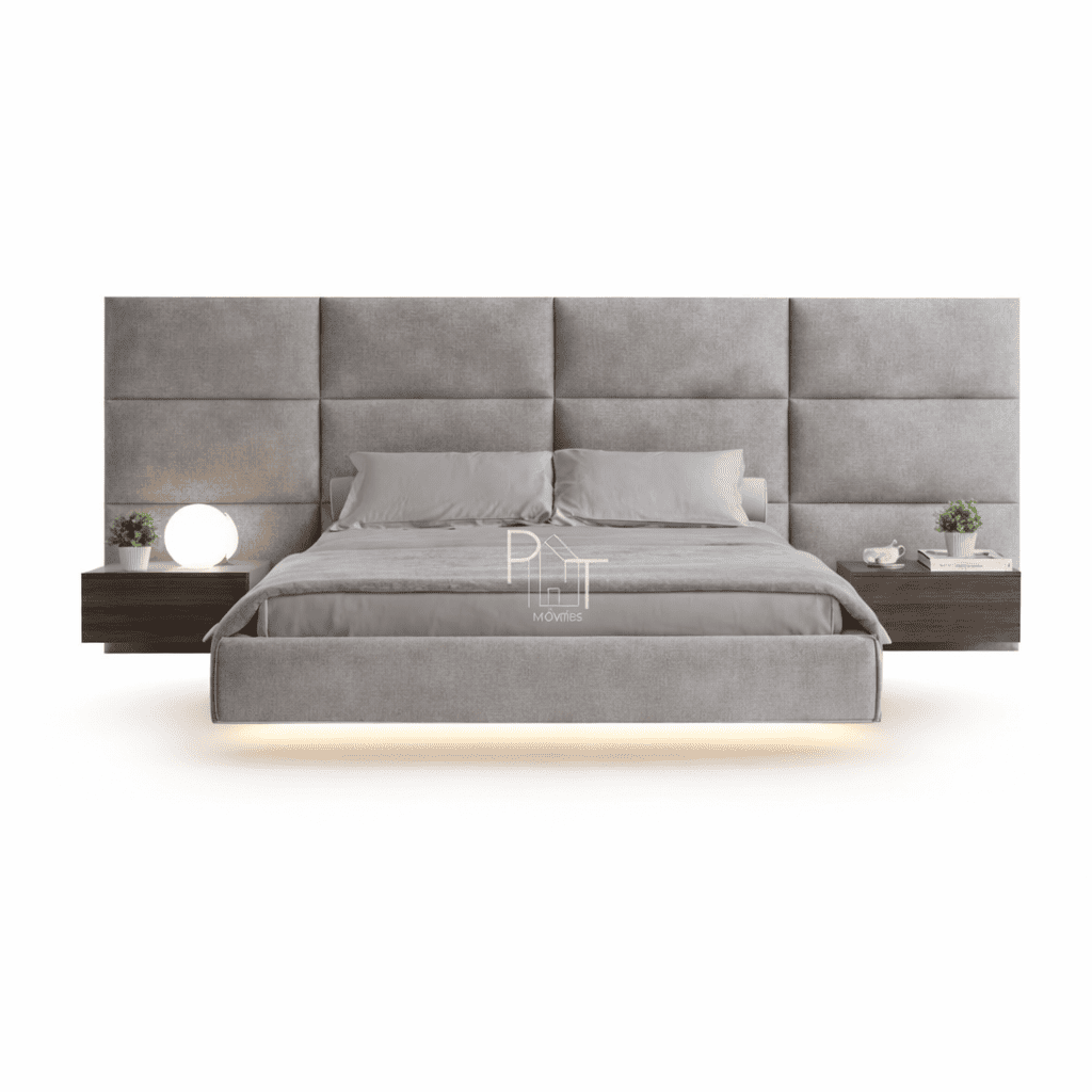 CAMA QUADRADOS ALONGADA FLUTUANTE