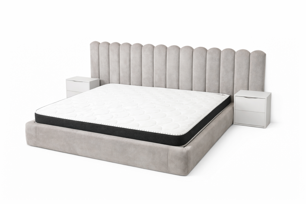CAMA ROSA ALONGADA